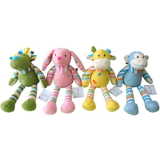 Cotton Candy - Baby Boo Knit Zoo Animal Rattle 35cm Assorted (1 Unit Only Will Be Selected At Random)