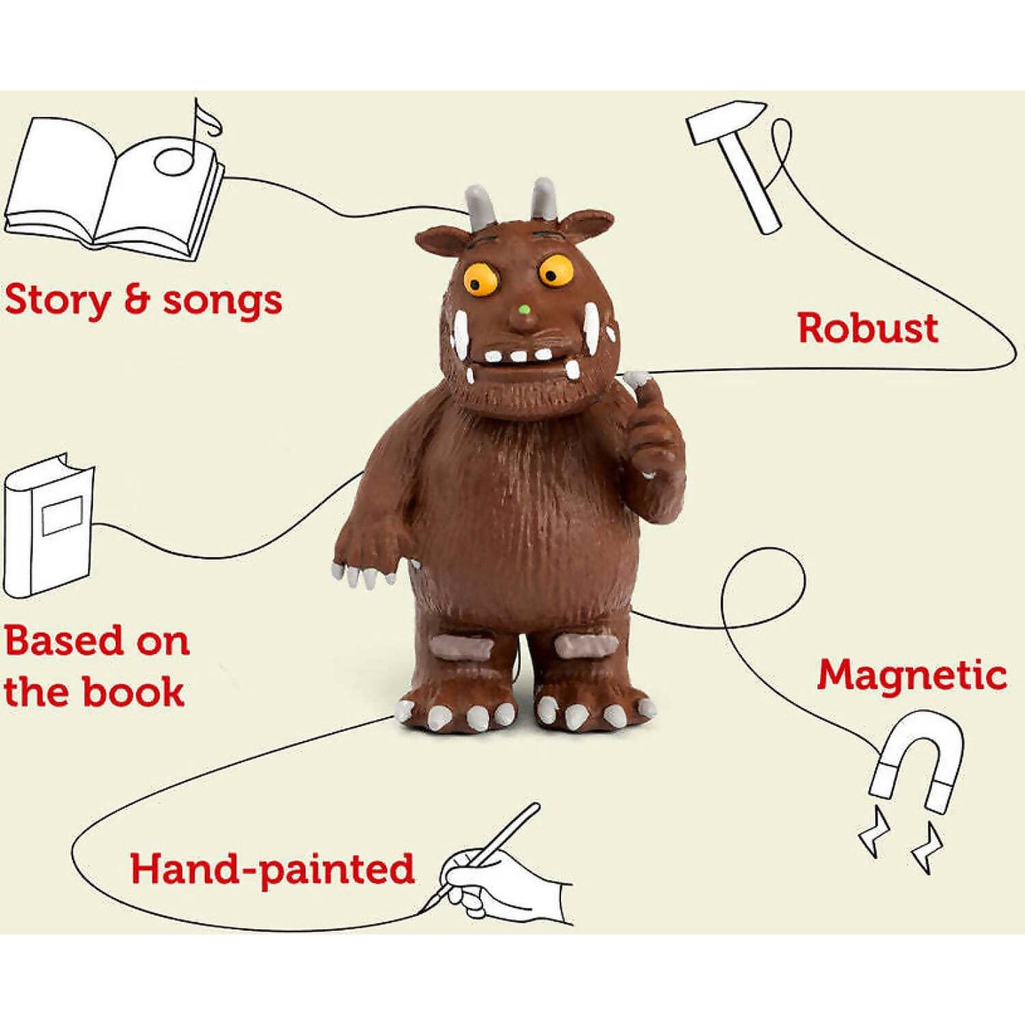 Tonies - Julia Donaldson: The Gruffalo Tonie Audio Character (Toniebox Not Included)