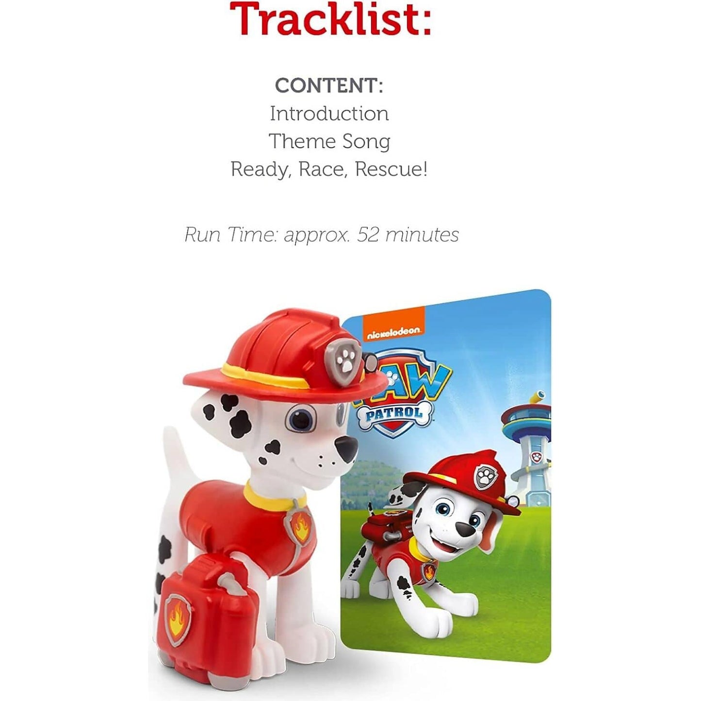Tonies - Paw Patrol Jungle Pups Marshall Audio Character (Toniebox Not Included)