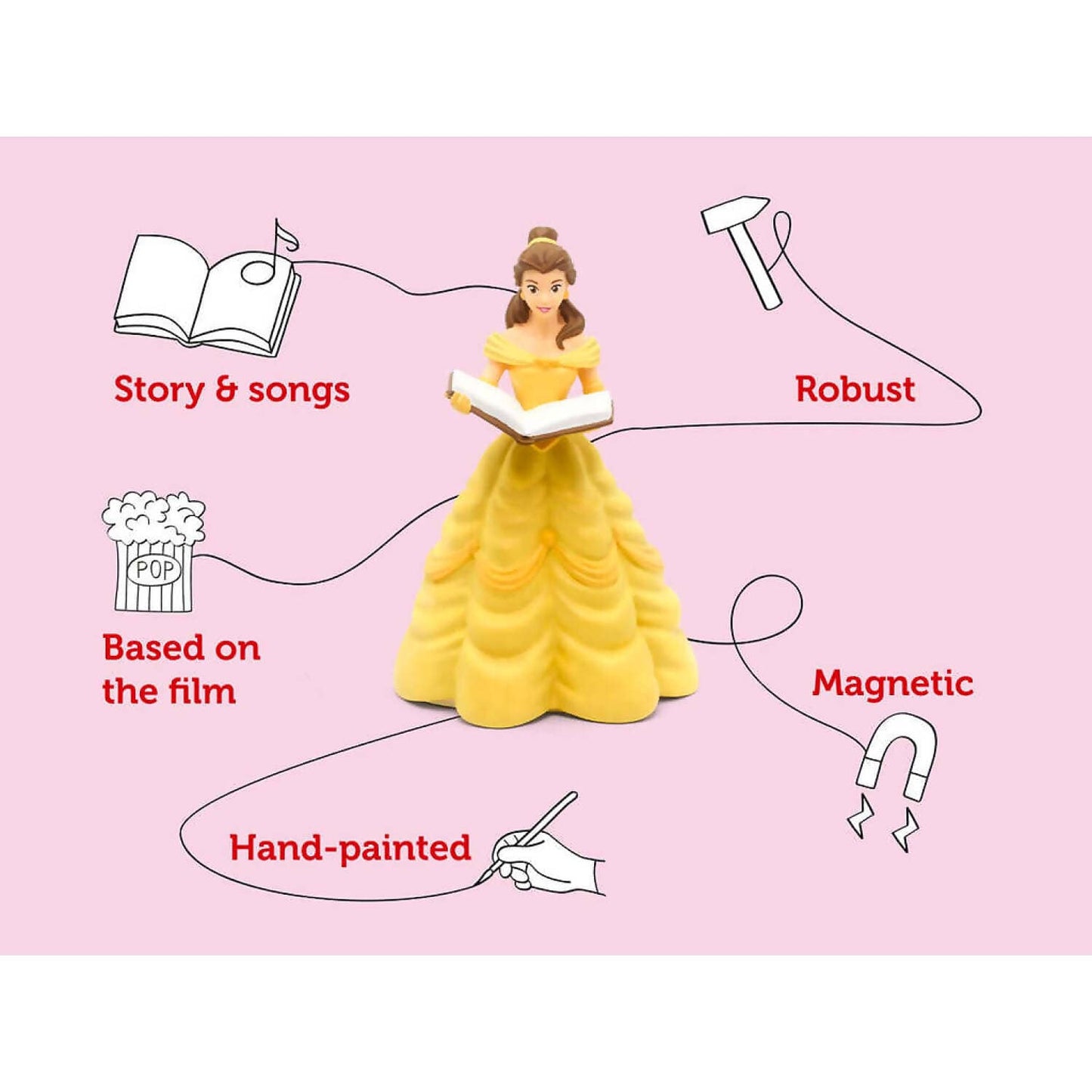 Tonies - Disney Beauty & The Beast Tonie Audio Character (Toniebox Not Included)
