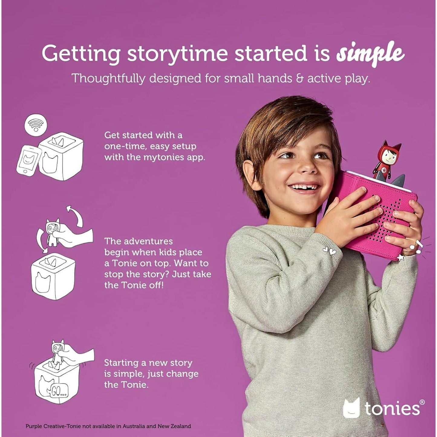 Tonies - Toniebox Playtime Puppy Starter Set - Purple