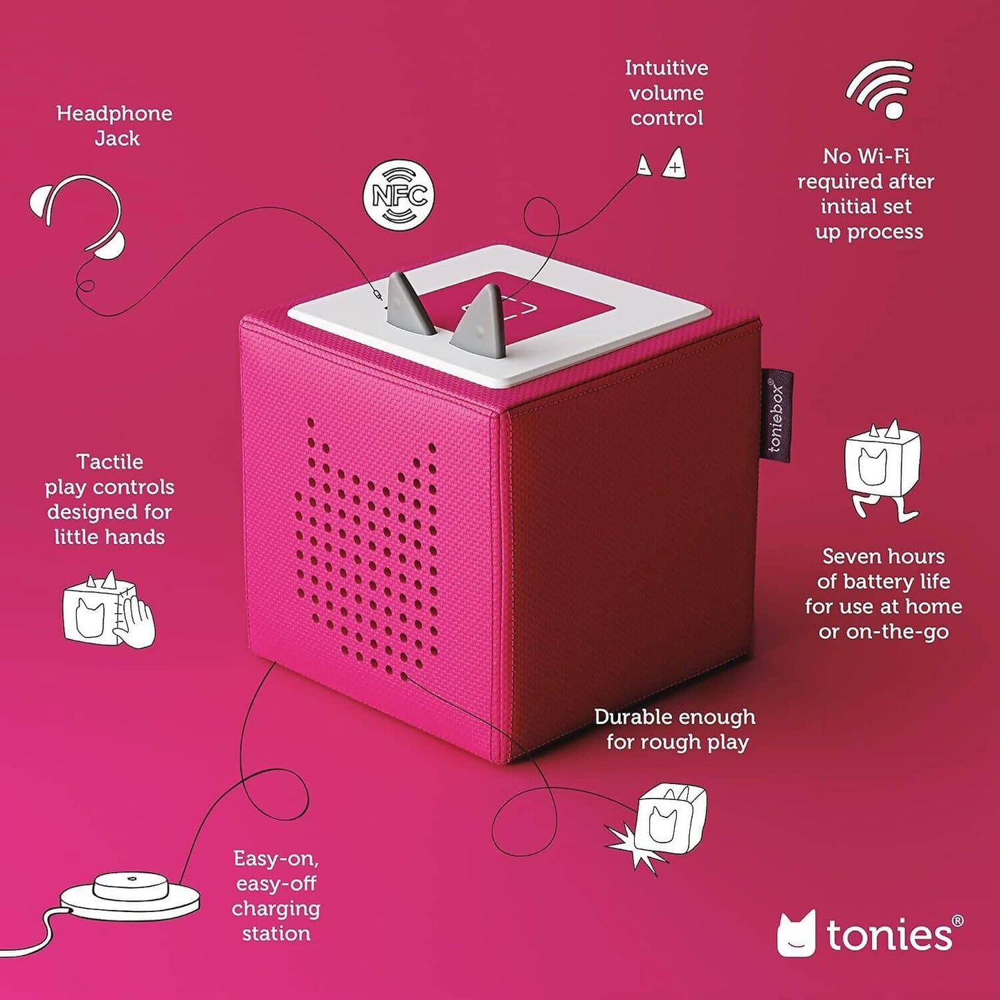 Tonies - Toniebox Playtime Puppy Starter Set - Pink