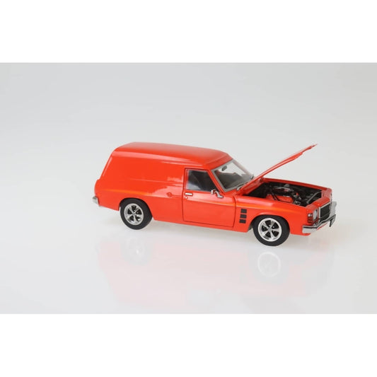 DDA Collectibles 1:24 Scale - Mandarin Red 1975 HJ Holden Sandman Panelvan - Diecast Model