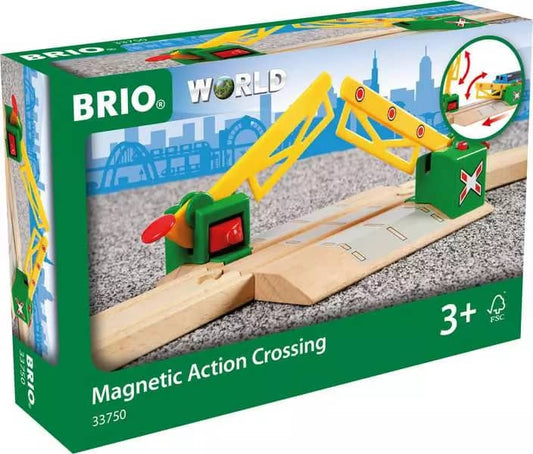 Brio World - Wooden Accessory Magnetic Action Crossing