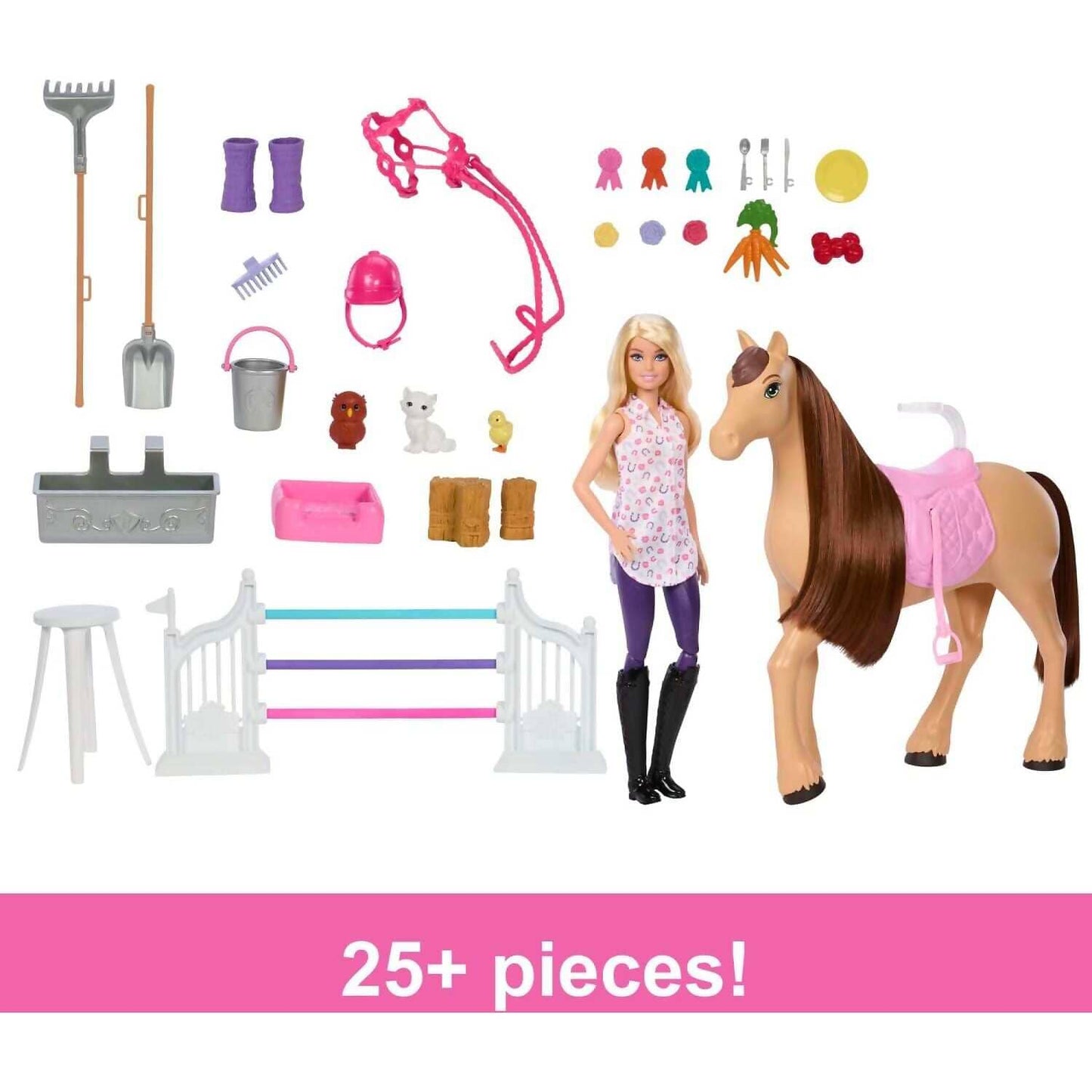 Barbie Mysteries - The Great Horse Chase Stable Playset - Mattel