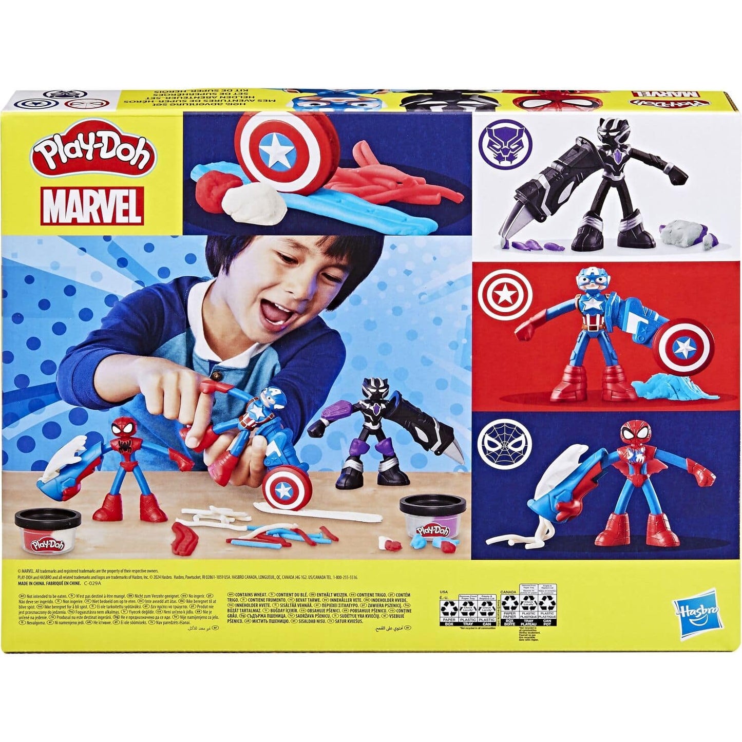 Play-Doh - Marvel Hero Adventure Playset With 3 Marvel Action Figures And Accessories - Hasbro