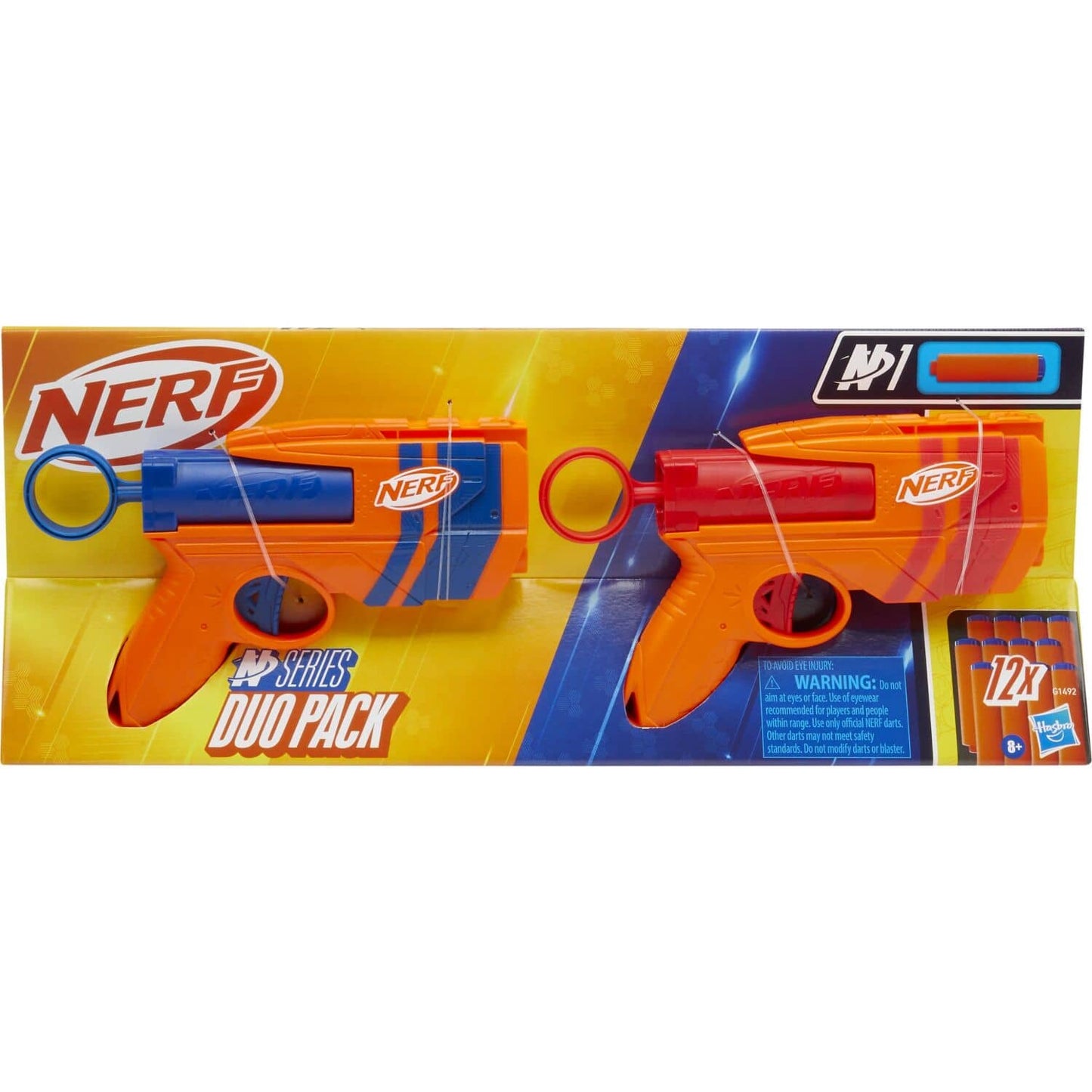Nerf - N Series Duo Pack Includes 2 Ward Blasters 12 Nerf N1 Darts Compatible Only With Nerf N Series Blasters - Hasbro