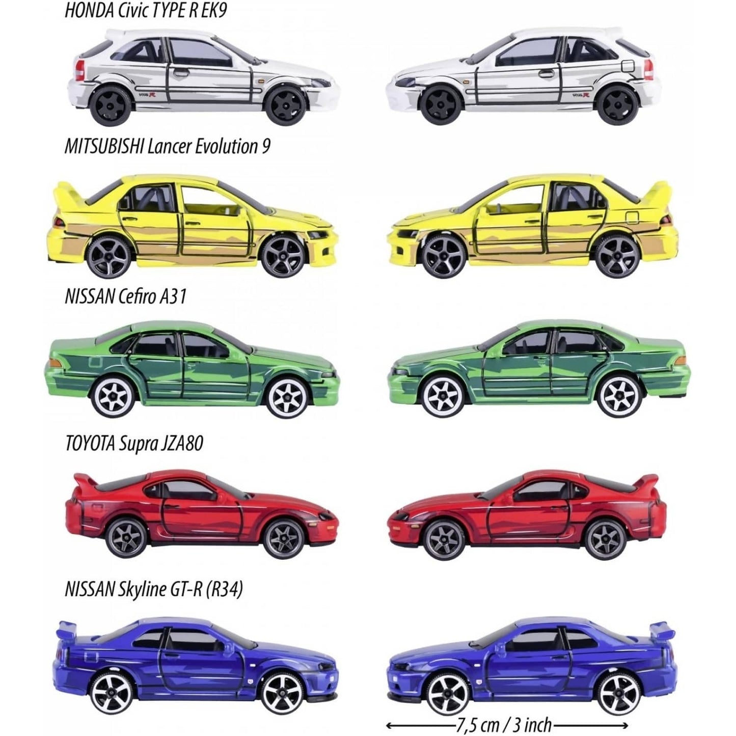 Majorette - Japan Series 5 Pieces Giftpack Die-Cast Vehicles