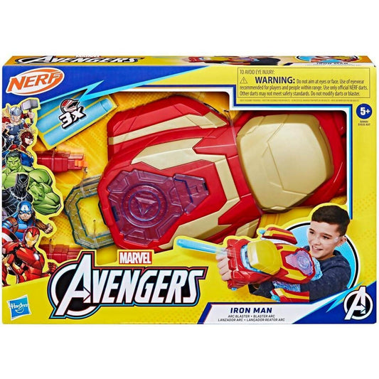 Nerf - Marvel Avengers Iron Man Arc Blaster Roleplay Toy With 3 Nerf Darts - Hasbro