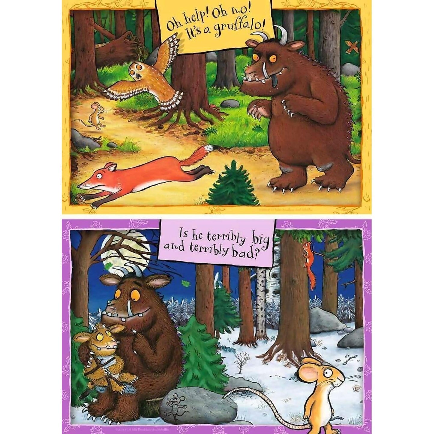 Ravensburger - 25 Years Of The Gruffalo! Jigsaw Puzzle 2 X 24pc