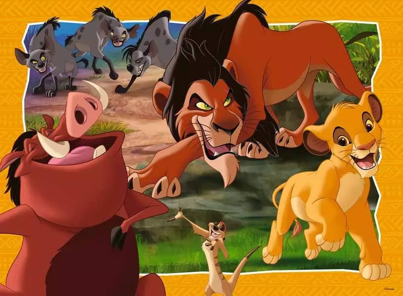 Ravensburger - Disney Classics The Lion King Hakuna Matata XXL Jigsaw Puzzle 200pc