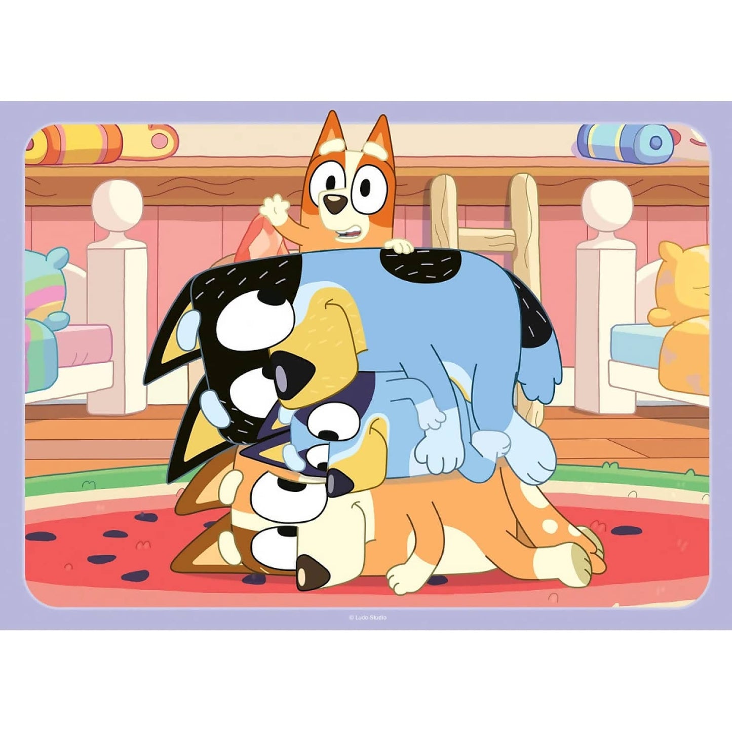 Ravensburger - Bluey And Friends Gotta Be Done! Bumper Pack Jigsaw Puzzle 4 X 42pc