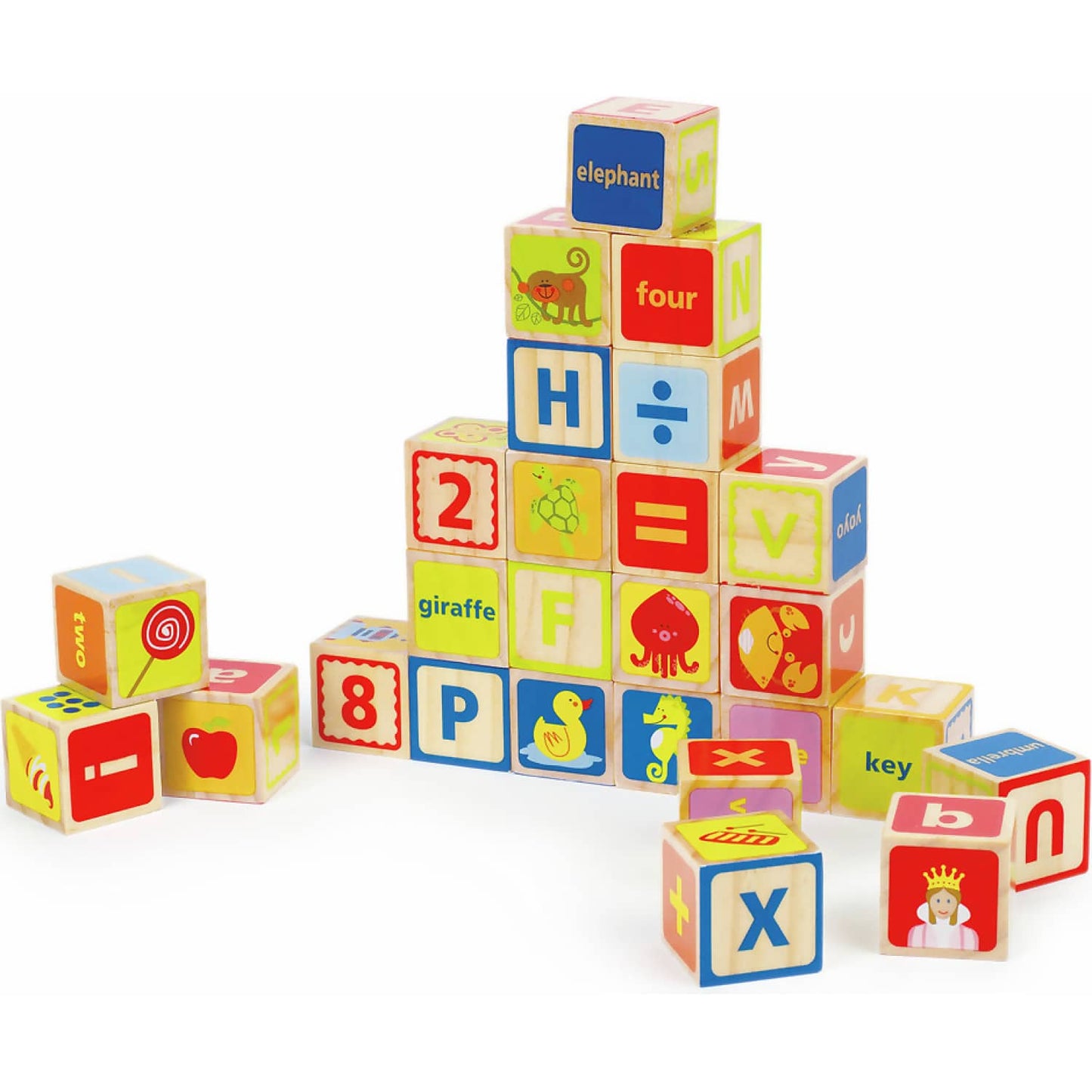 Hape - ABC Wooden Blocks 26pcs