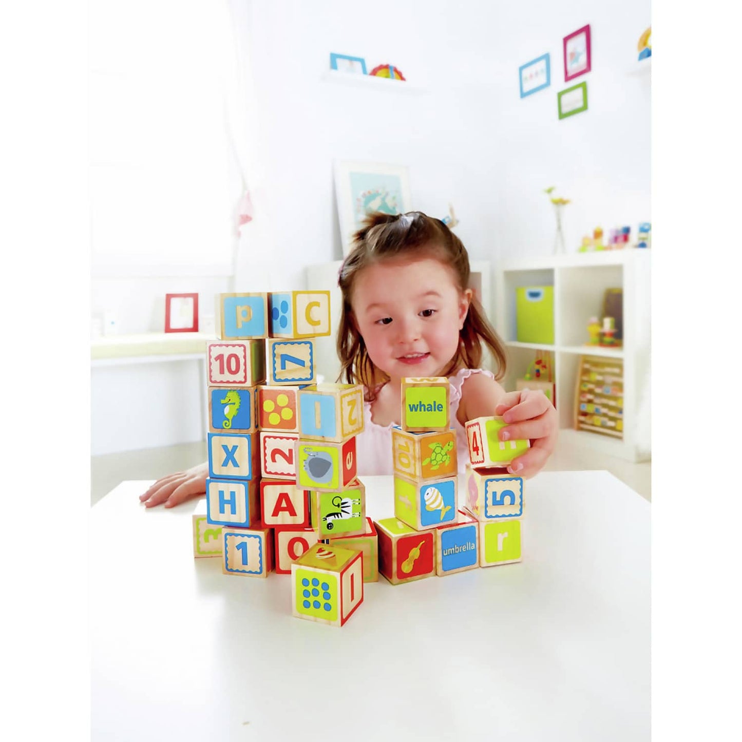 Hape - ABC Wooden Blocks 26pcs