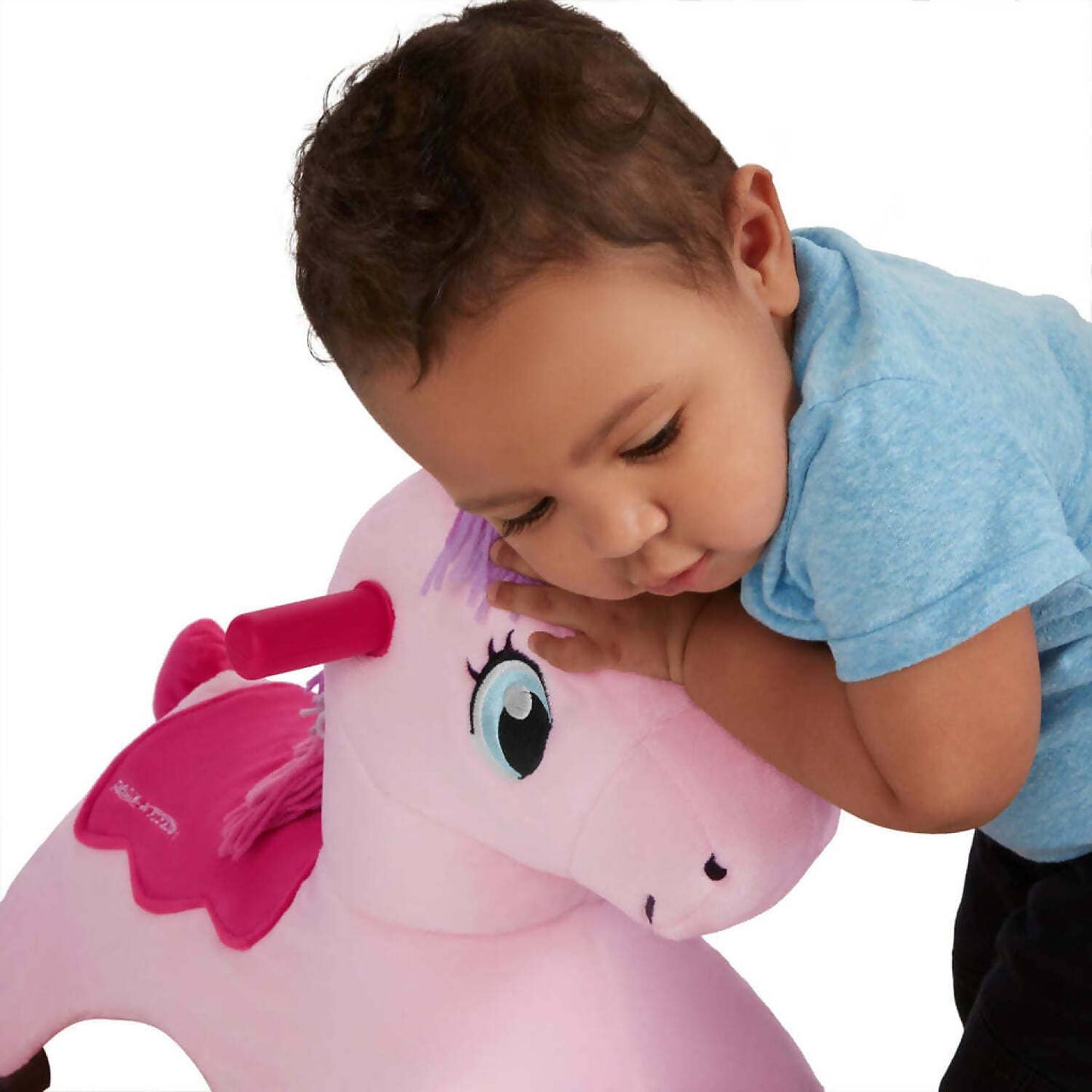Radio Flyer - Shimmer the Magical Touch Unicorn Ride-On with EZ-Glide Caster Wheels
