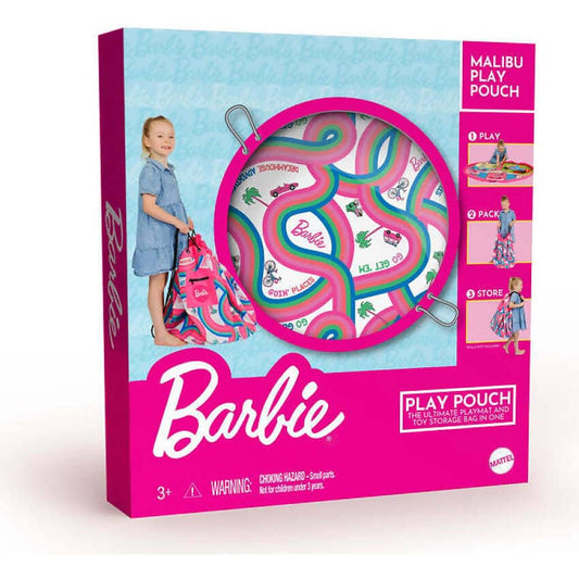 Barbie - Malibu Play Pouch Toy Storage Bag & Mat - Mattel
