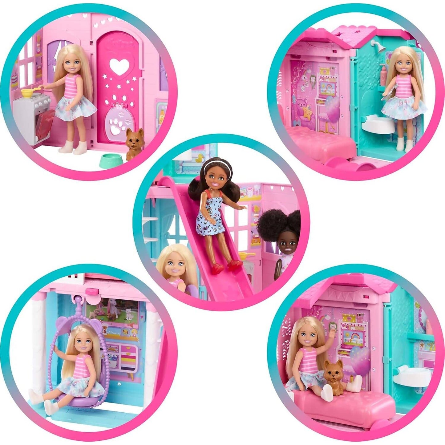 Barbie - Family & Friends Club Chelsea Pop Up House - Mattel