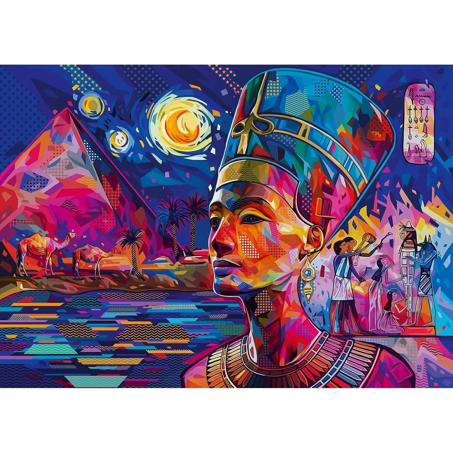 Ravensburger - Nefertiti On The Nile Jigsaw Puzzle 1000pc