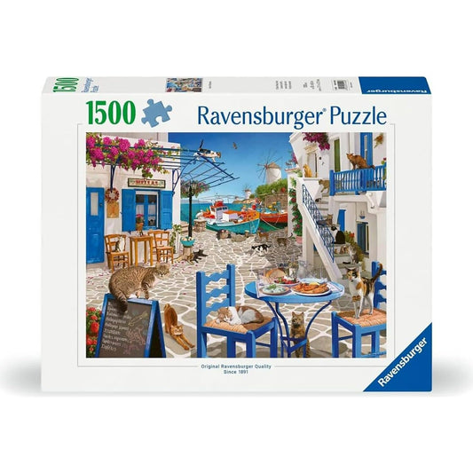 Ravensburger - Cats Of Mykonos Jigsaw Puzzle 1500pc