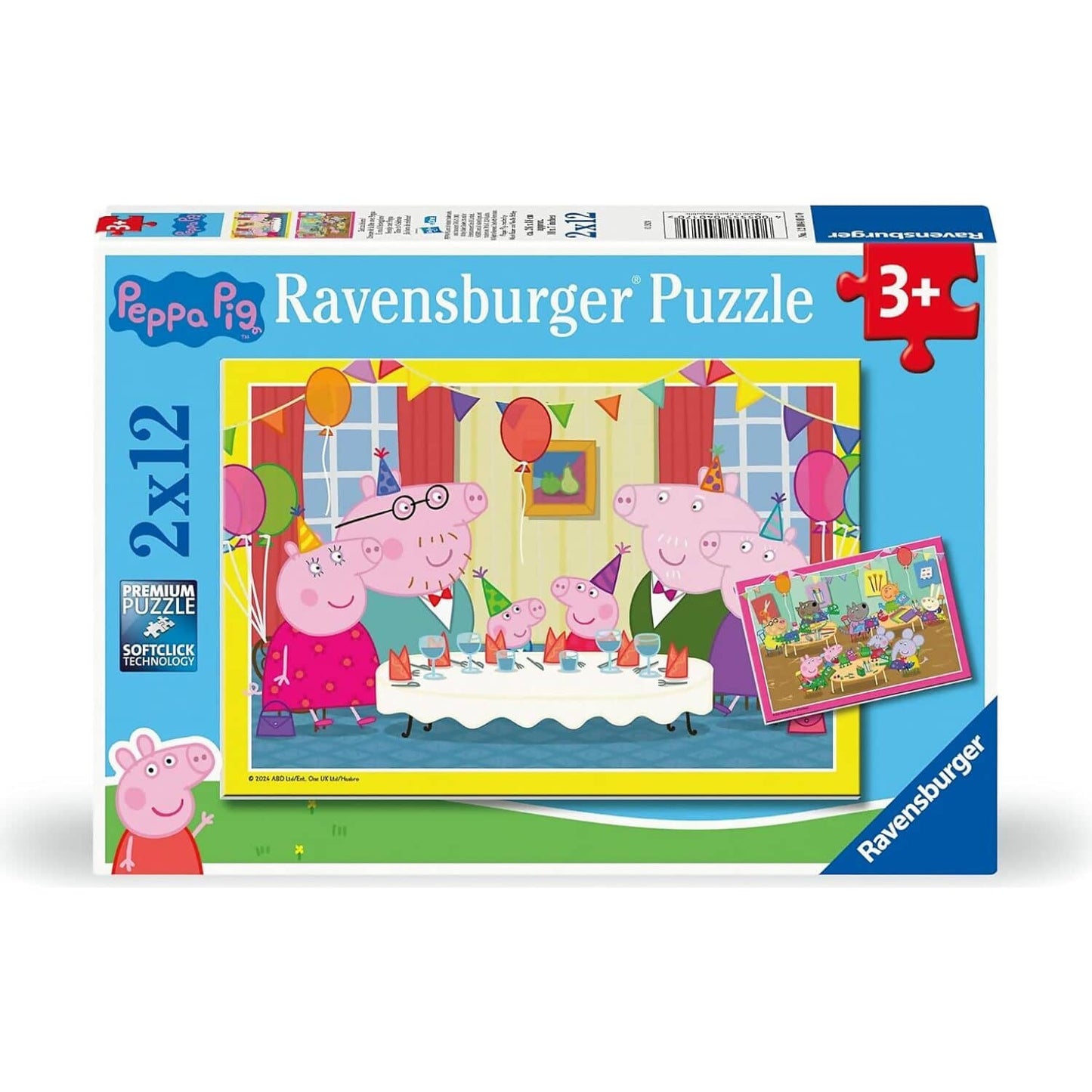 Ravensburger - Peppa Pig It's Party Time! Jigsaw Puzzle 2 X 24pc