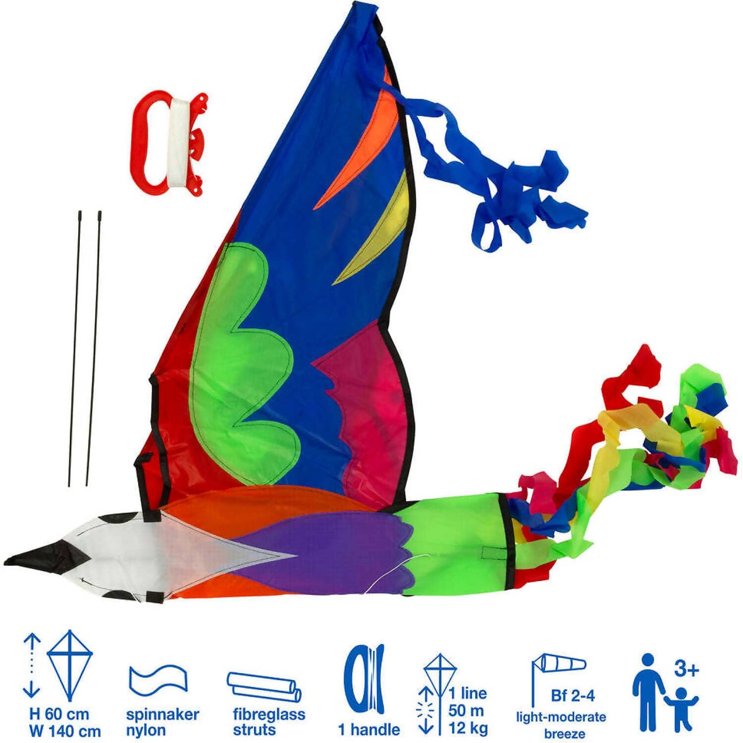 Peterkin - Brookite Bermuda Bird Single Line Fun Kite