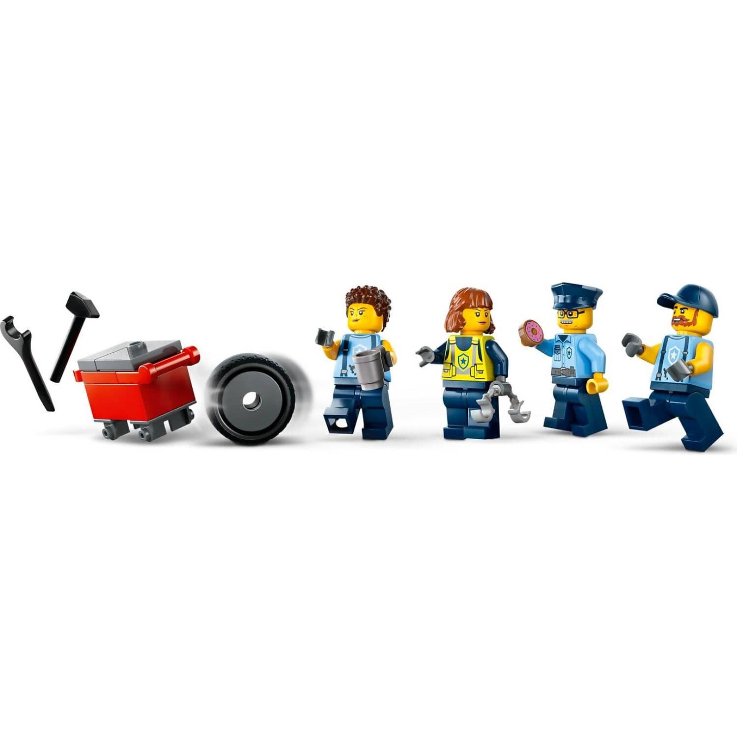 LEGO 60457 Custom Police Car Garage - City
