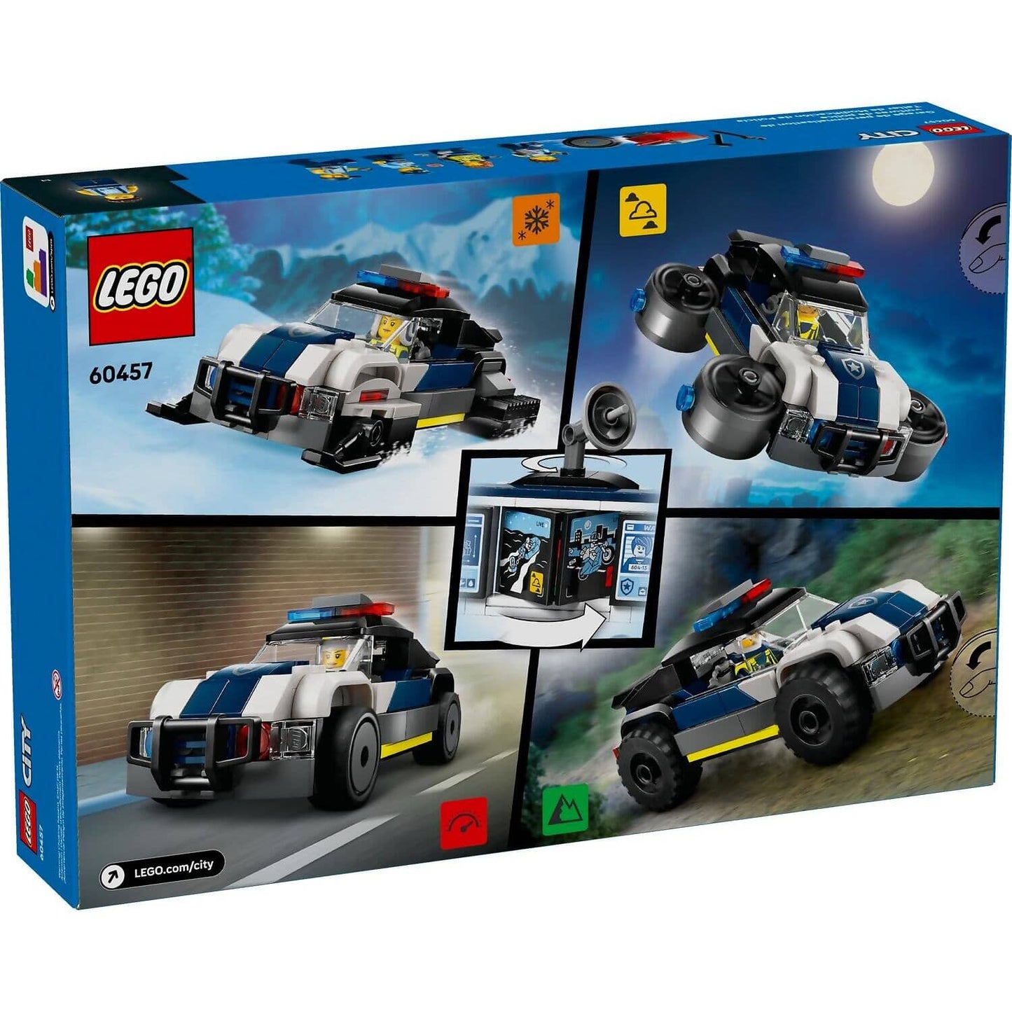LEGO 60457 Custom Police Car Garage - City
