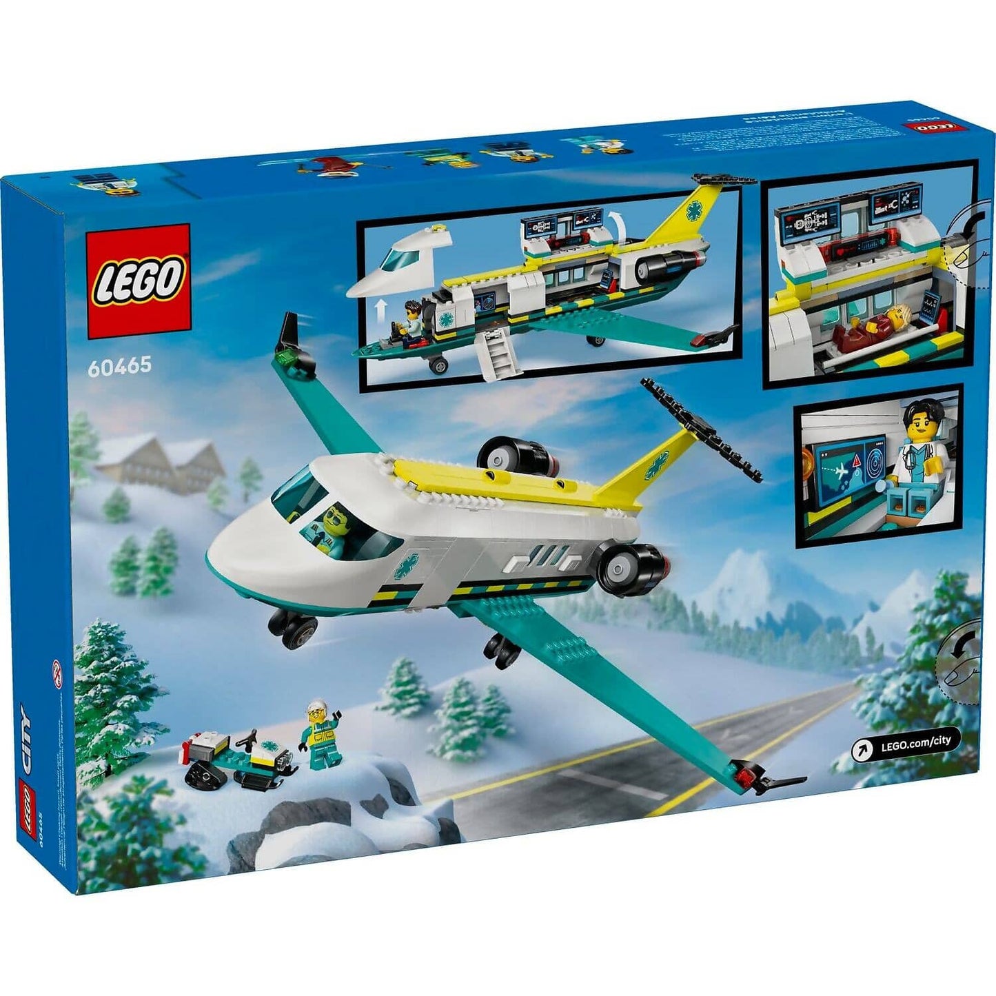 LEGO 60465 Emergency Air Ambulance Airplane - City
