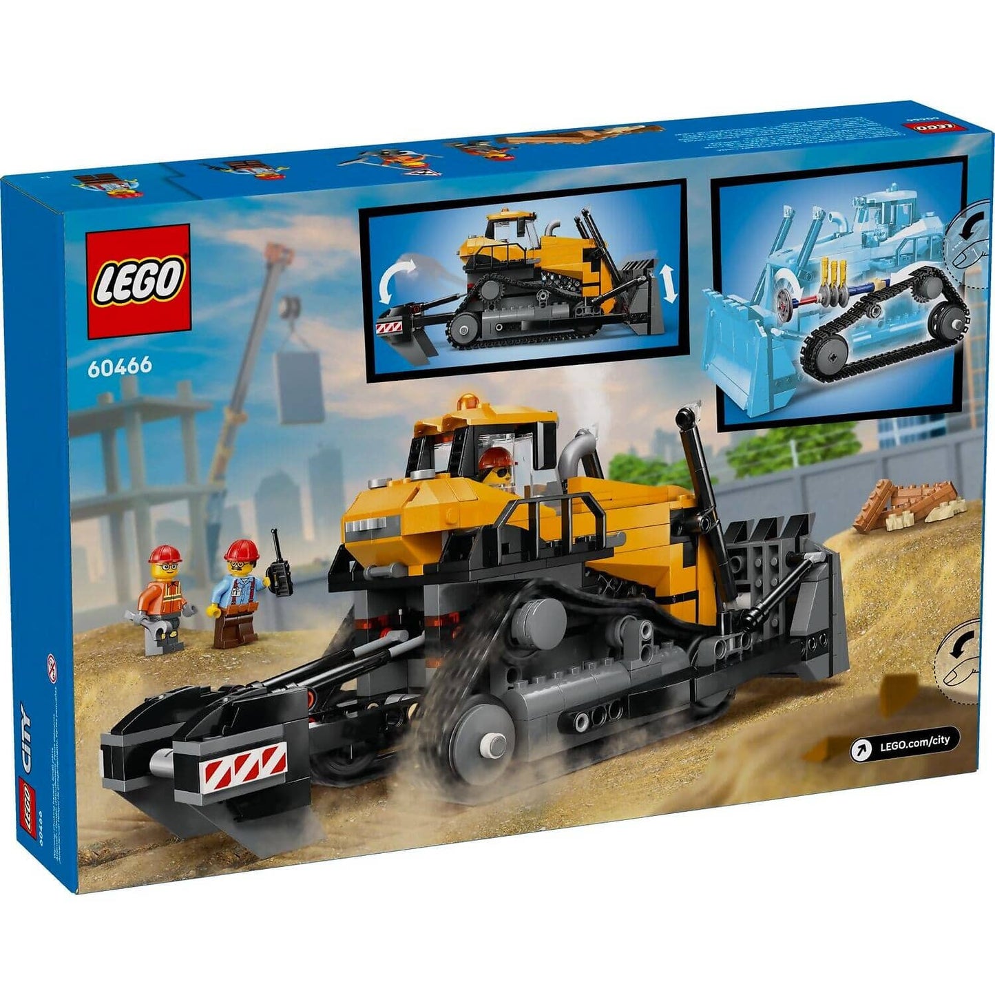 LEGO 60466 Yellow Bulldozer - City