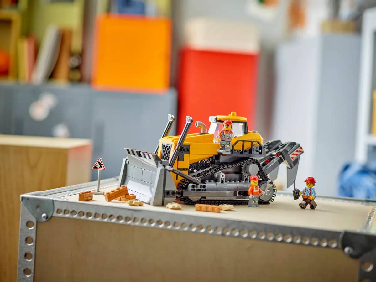 LEGO 60466 Yellow Bulldozer - City