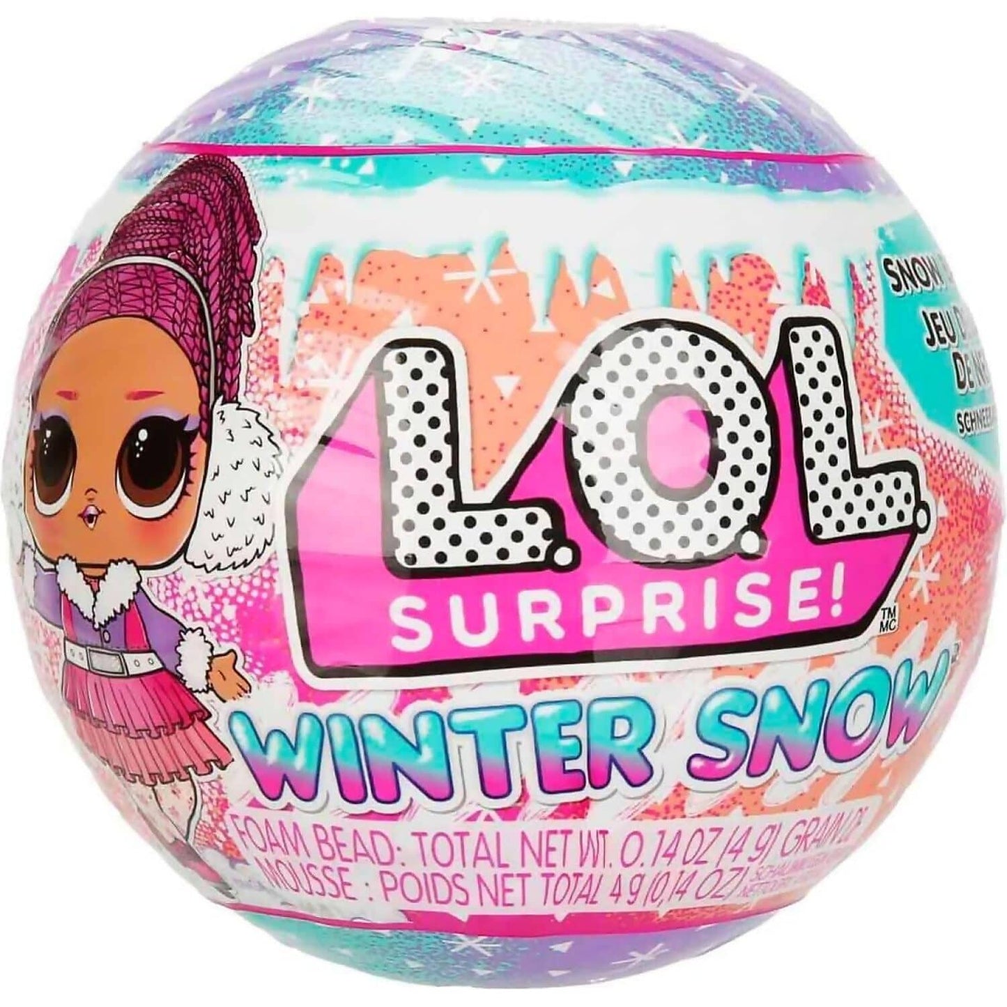 L.O.L. Surprise! - Winter Snow Tots 1 x Blind Capsule Assorted 8 characters to collect (each sold separately)