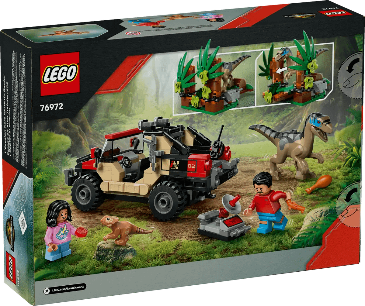 LEGO 76972 Raptor Off-Road Escape - Jurassic World