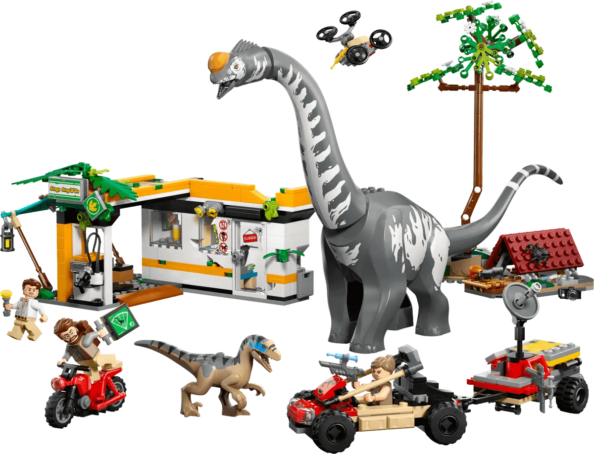 LEGO 76973 Raptor & Titanosaurus Tracking Mission - Jurassic World