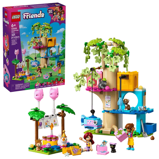 LEGO 42666 Cat Birthday Party & Tree House - Friends