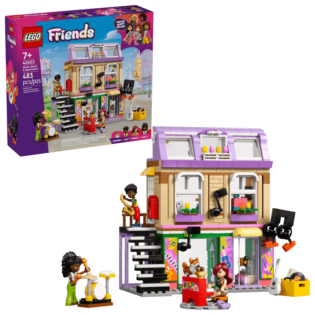 LEGO 42653 Music Store & Apartment - Friends