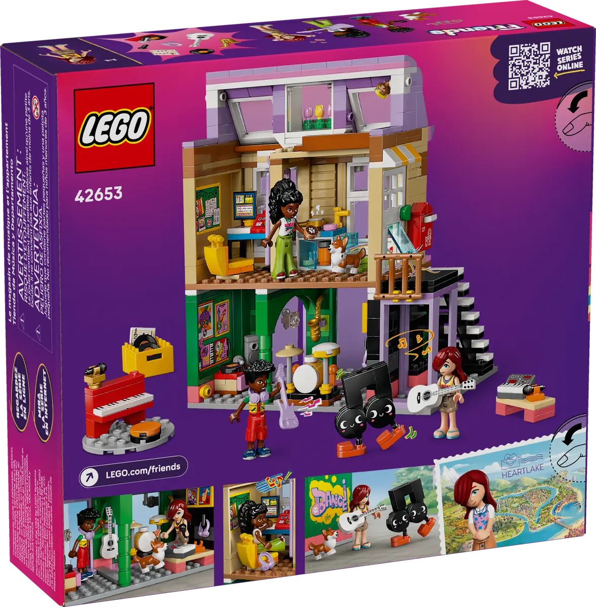LEGO 42653 Music Store & Apartment - Friends
