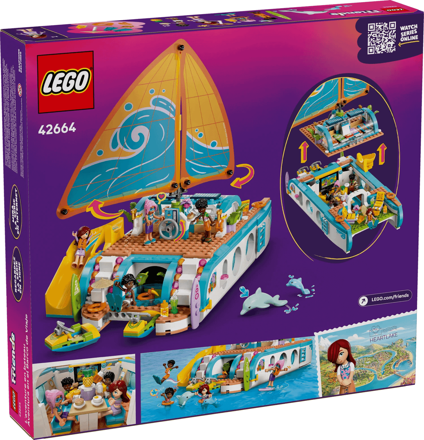 LEGO 42664 Travel Boat Adventure - Friends