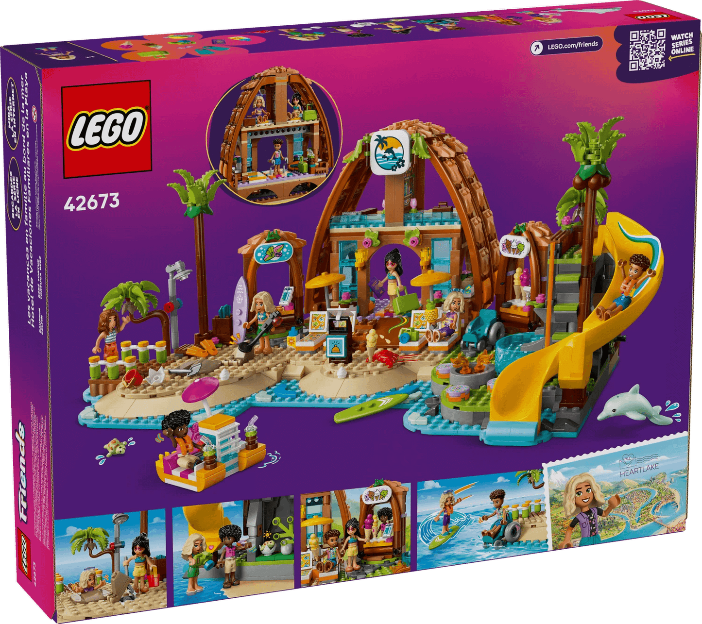 LEGO 42673 Family Vacation Beach Resort - Friends