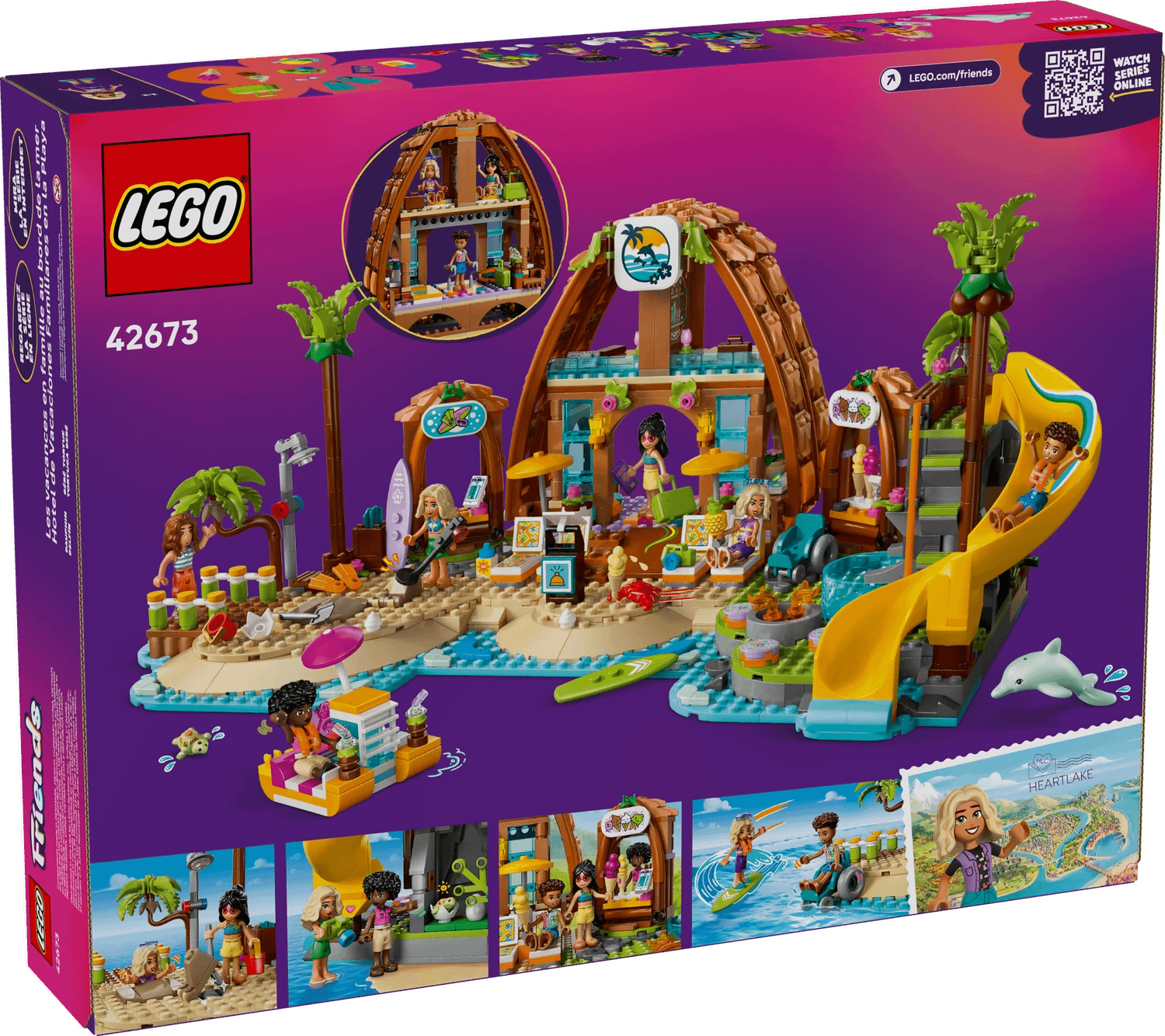 LEGO 42673 Family Vacation Beach Resort - Friends