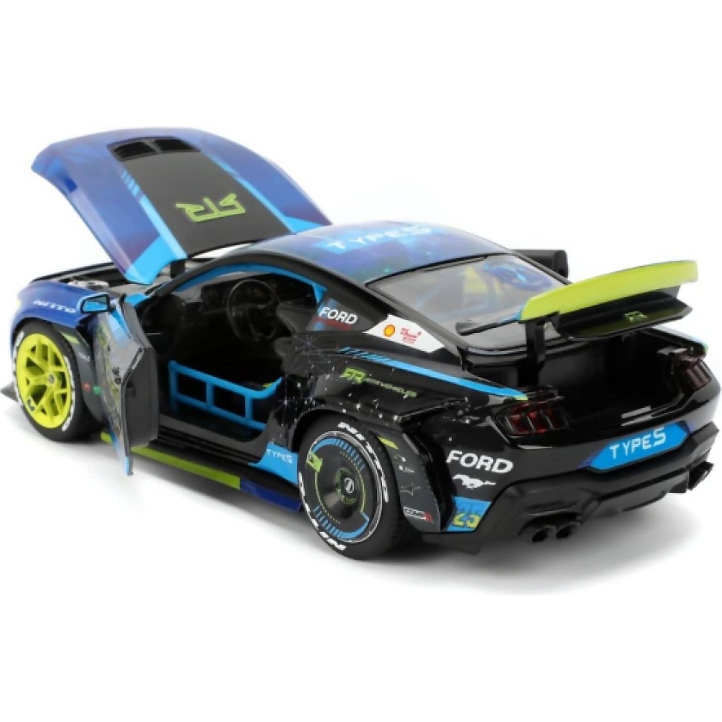 Jada Toys - RTR 2024 Ford Mustang Vaughn Gittin Jr 1:24 Scale Diecast Vehicle