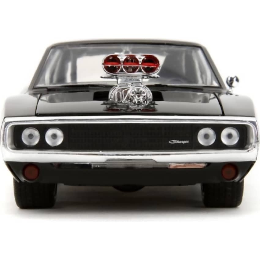 Jada Toys - Hollywood Rides 1970 Dodge Charger With Dom Toretto 1:24 Scale Diecast Vehicle & Dom Figure Set