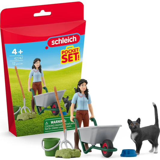 Schleich - Mucking & Grooming Playset Pocket set!
