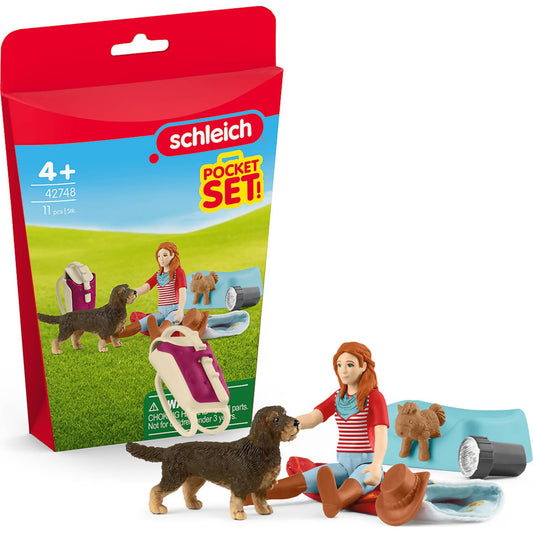 Schleich - Horse Club Sleepover Playset with Hannah Pocket Set!