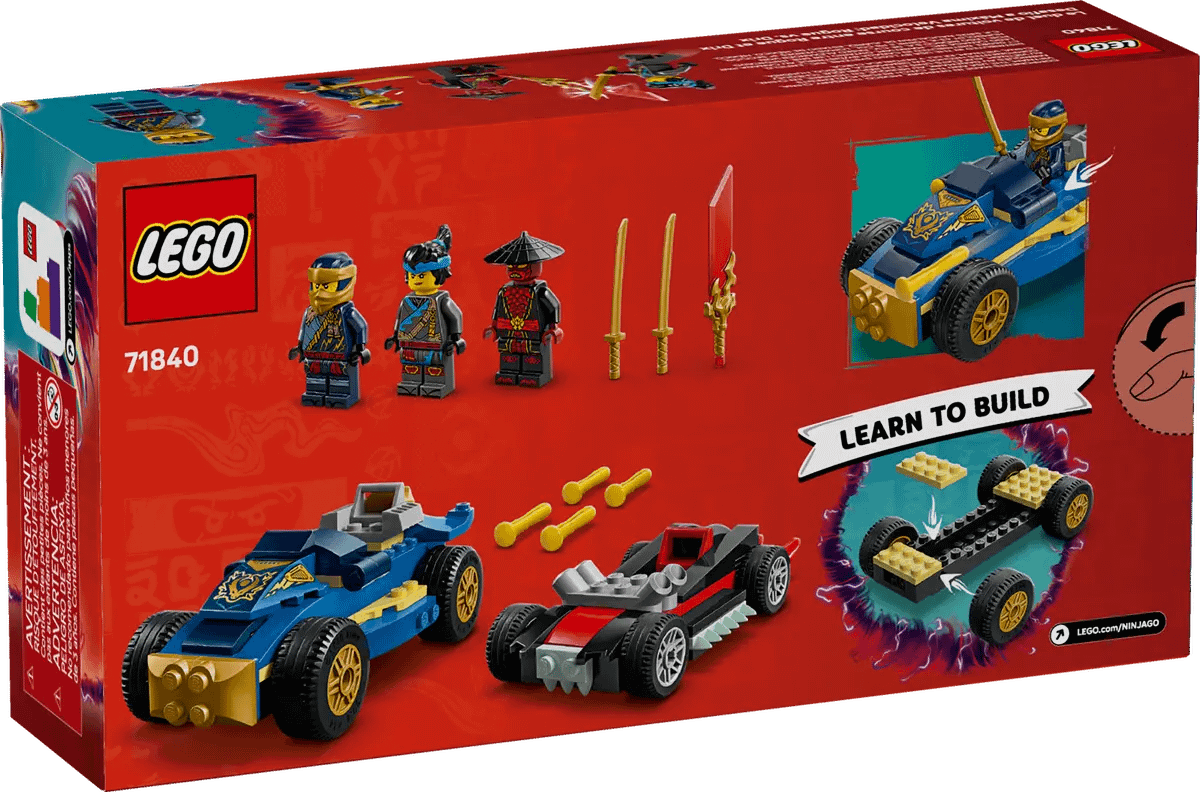 LEGO 71840 Rogue vs. Drix Race Car Duel - Ninjago 4+
