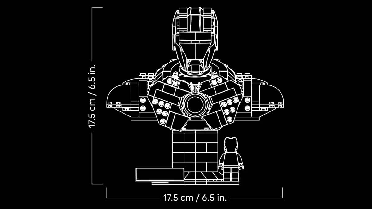 LEGO 76327 Iron Man MK4 Bust - Marvel