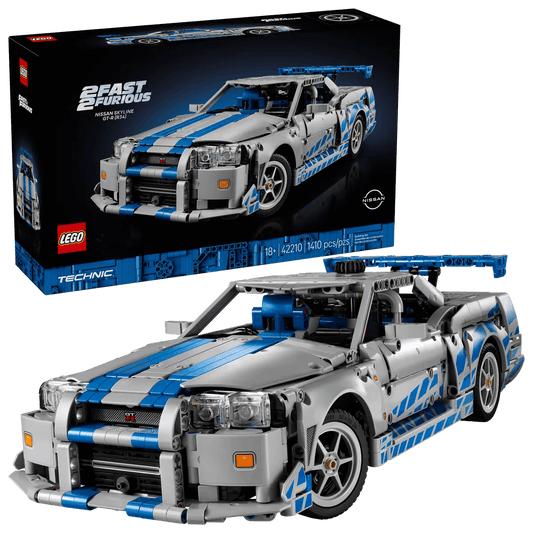 LEGO 42210 2 Fast 2 Furious Nissan Skyline GT-R (R34) Car - Technic