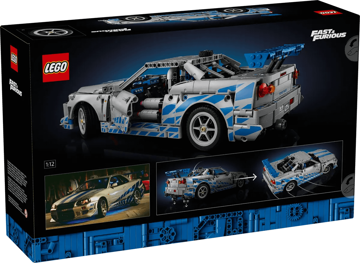 LEGO 42210 2 Fast 2 Furious Nissan Skyline GT-R (R34) Car - Technic