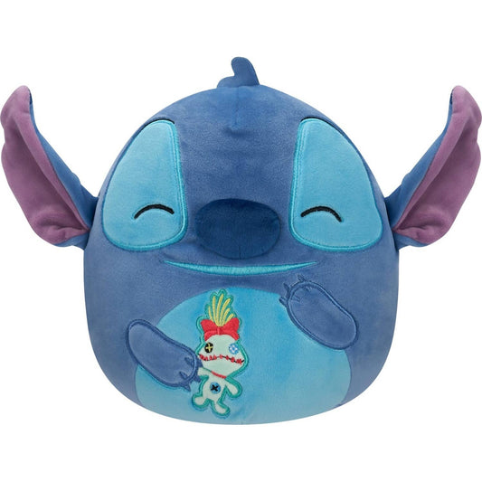 Squishmallows - Disney Stitch Holding Scrump 10-inch Plush