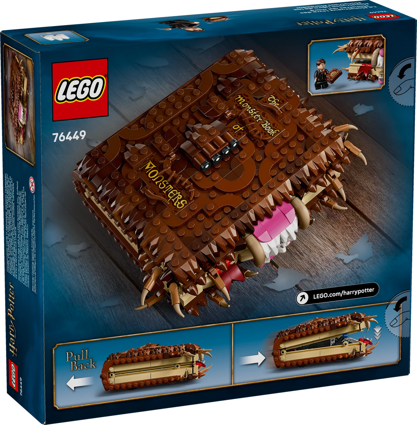 LEGO 76449 Chomping Monster Book of Monsters - Harry Potter