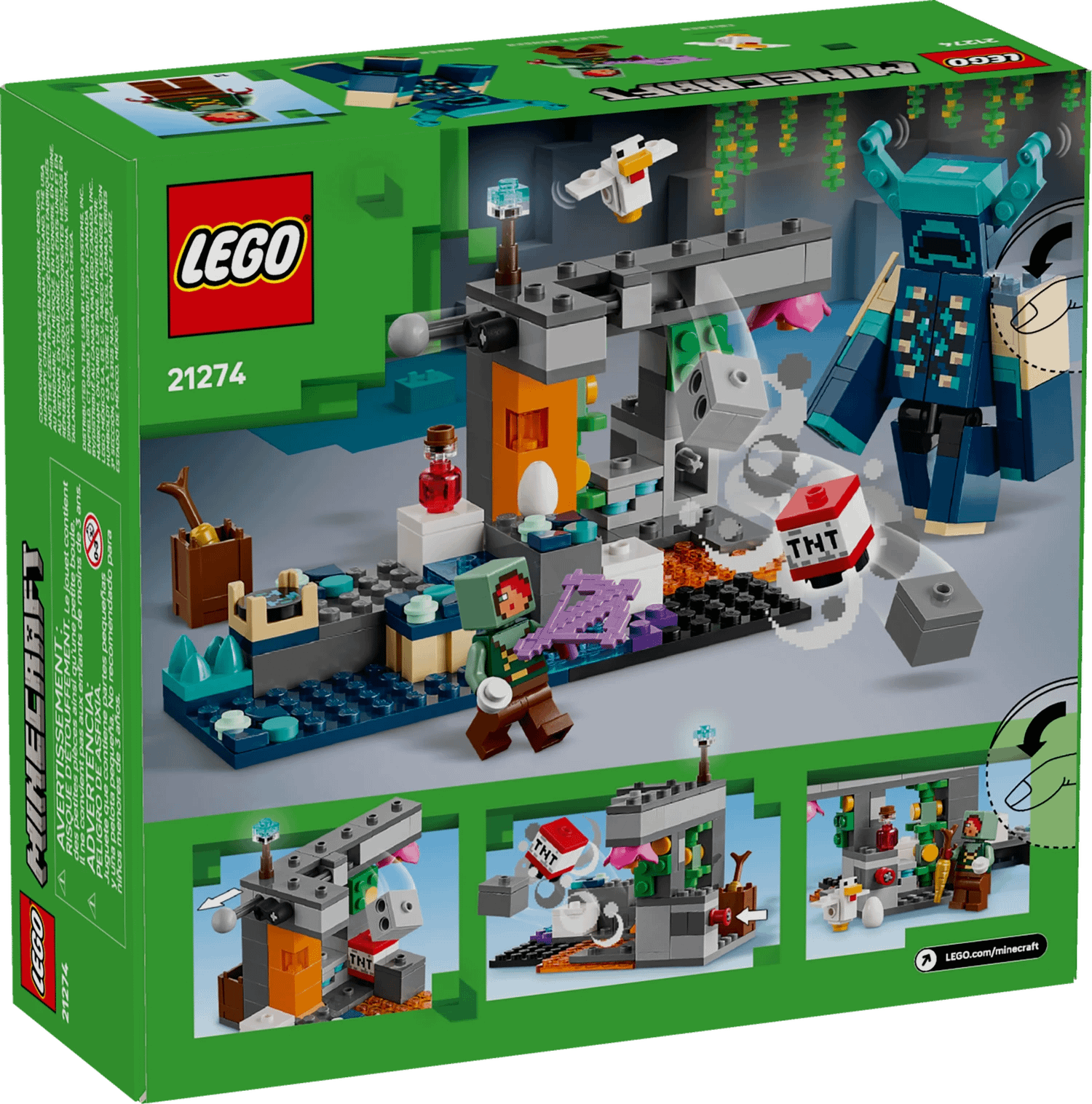 LEGO 21274 The Warden Encounter - Minecraft